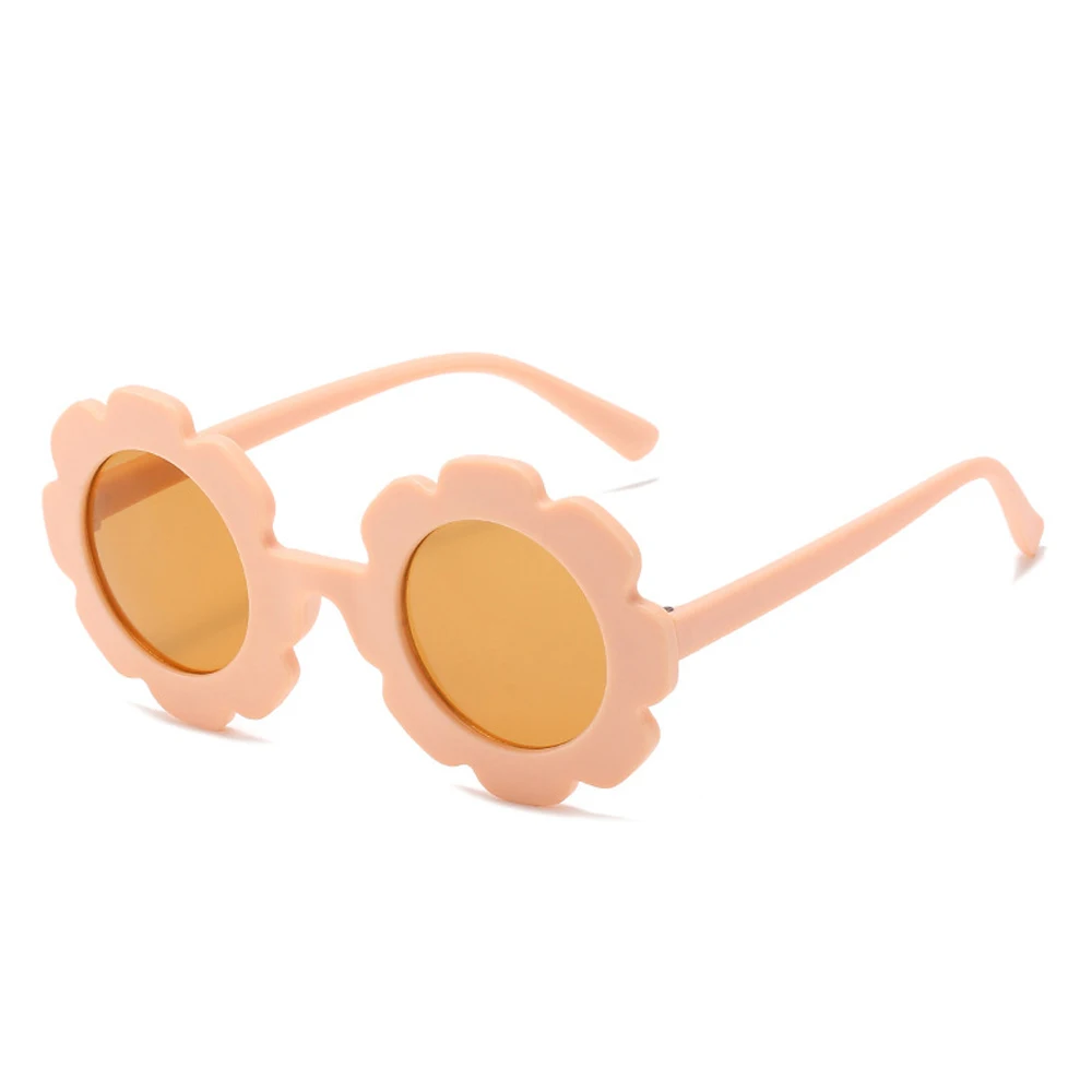 Fashion Kids Girls Cute Flower Retro Sunglasses Little Girl Shades Rectangular 