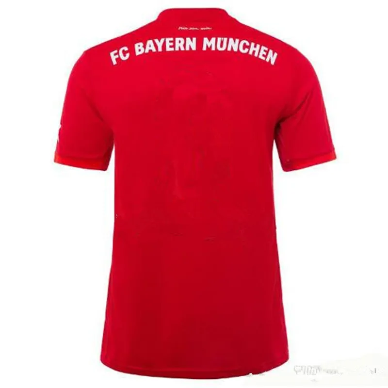 Футбольная Футболка 19/20 RIBERY THIAGO HUMMELS TOLISSO KIMMICH MULLER ROBBEN LEWANDOWSKI JAMES для взрослых - Цвет: shirt