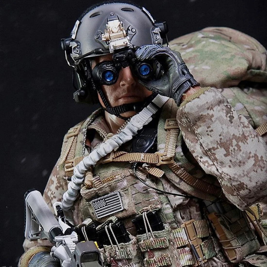 1/6 30 см солдатская модель костюм Реалистичная голова лепить DIY ручной работы солдат M011 зимняя Боевая тренировочная модель игрушки хобби
