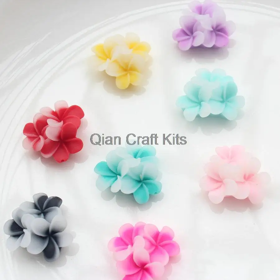 

150pcs mixed colors matte Vintage Style Rose bouquet resin Cabochons 23mm 2 Tone Sampler