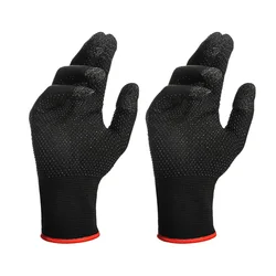 Breathable Sweatproof Knit Thermal Anti - Slip Gloves for Gaming and Outdoor Activities (Black)
