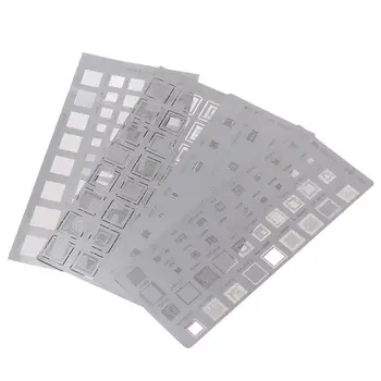 

4PCS Universal BGA Stencil for MTK MSM Samsung Huawei Xiaomi iPad CPU RAM PM Power IC Reball Pin BGA Direct Heat Template