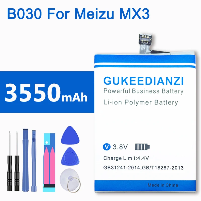 B030 M355 100% новый 3350 мАч Сменный аккумулятор для телефона Meizu Meizy MX3 M351 M353 M356 MX 3