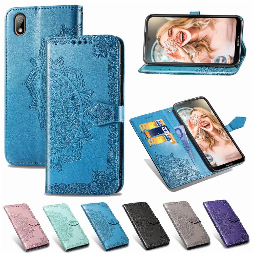 Для huawei Y5 2019 Y7 Y6 Prime Lite 2018 Y3 2017 кожаный бумажник чехол для NOVA 3i 3 3E Y9 | Мобильные
