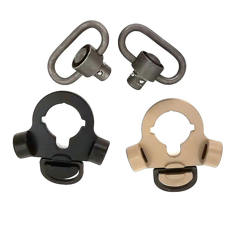 

Troy Dual Side End Plate flexible QD Sling Mount push botton adapter fit for M4 M16 Airsoft AEG hunting scope