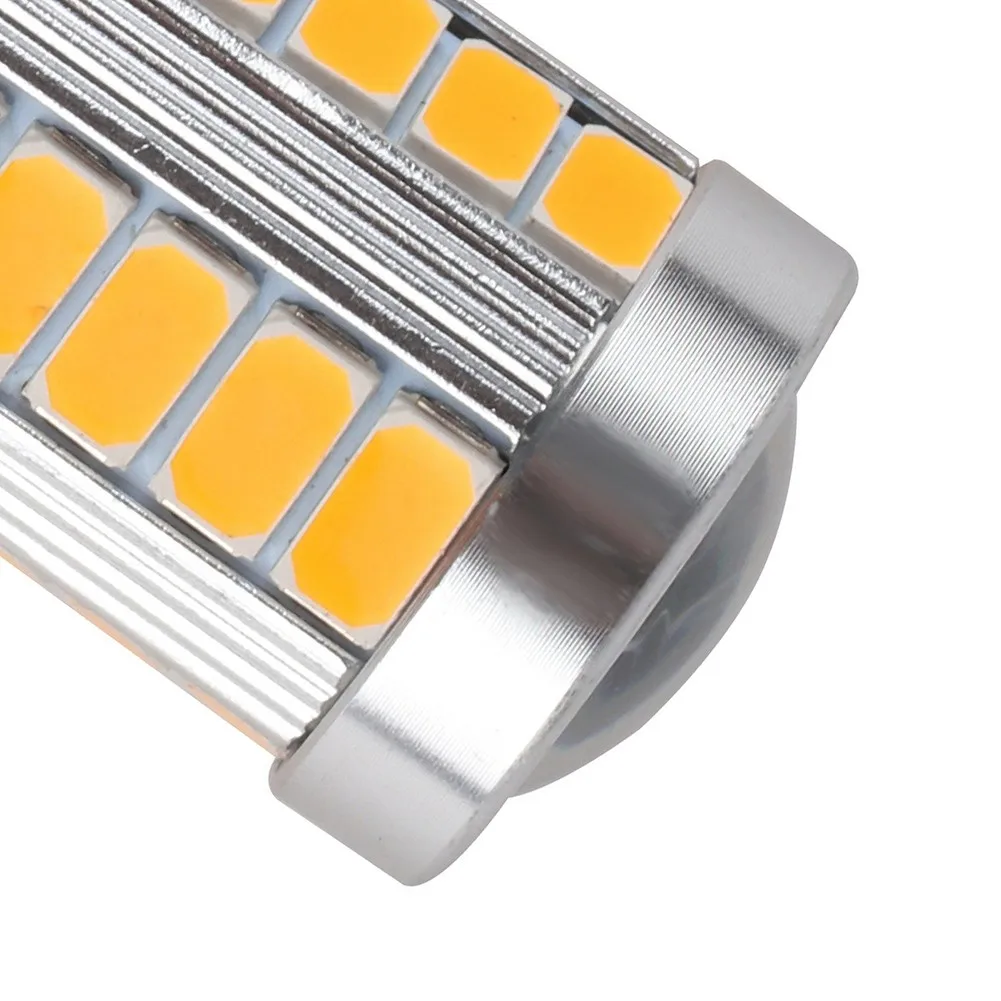 4Pcs 33LED 581 BA15S PY21W TURN SIGNAL YELLOW REAR INDICATOR 12V