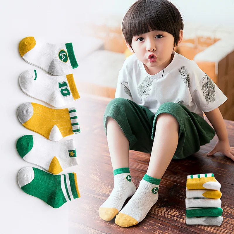 

2019 Spring And Summer New Products CHILDREN'S Socks Boneless Suture Mesh Breathable No-show Socks Men And Women Baby Cotton Soc