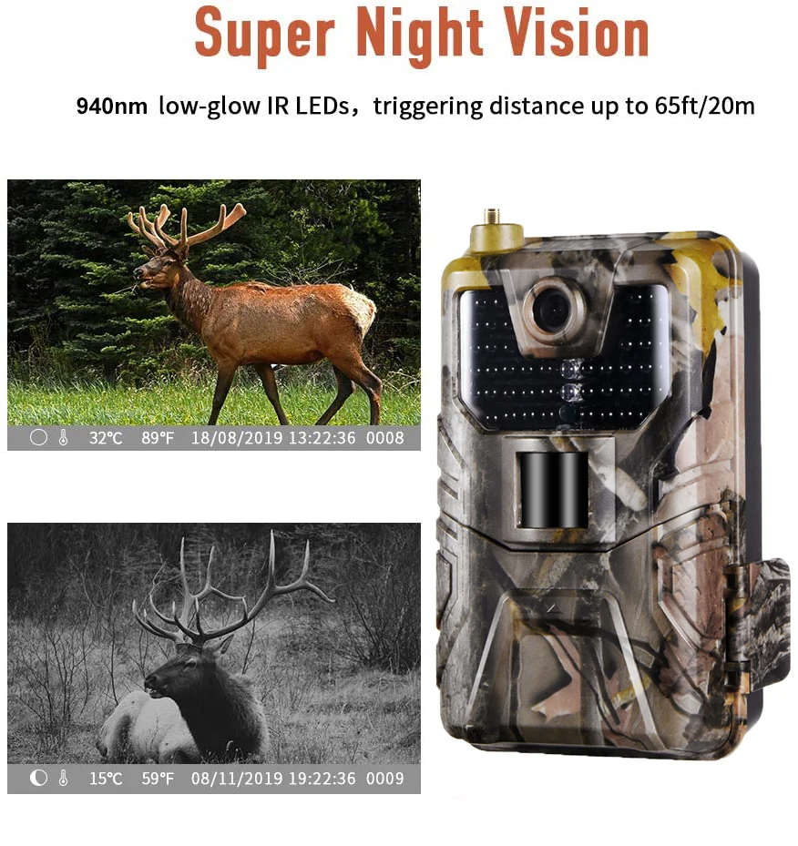 Hunting trail camera trail camera 20MP 1080P wildlife trail camera