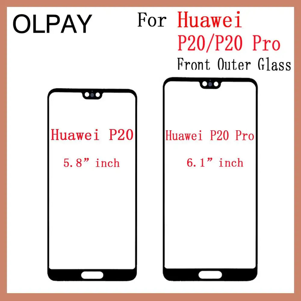 Сенсорный экран стекло для huawei P20 P20Pro P30 P30 Lite P30 Pro ЖК-дисплей Панель передняя внешняя стеклянная линза запасные части замена