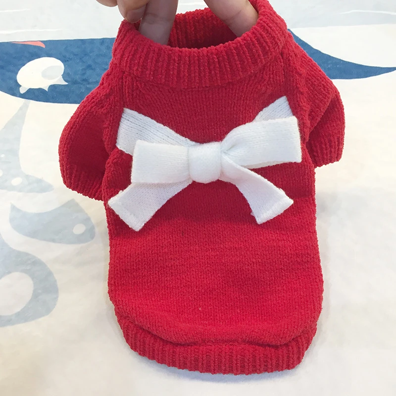 

Dog Pet Cat Puppy Warm Knit Coat Clothes Sweater Jacket Vest Apparel Costume