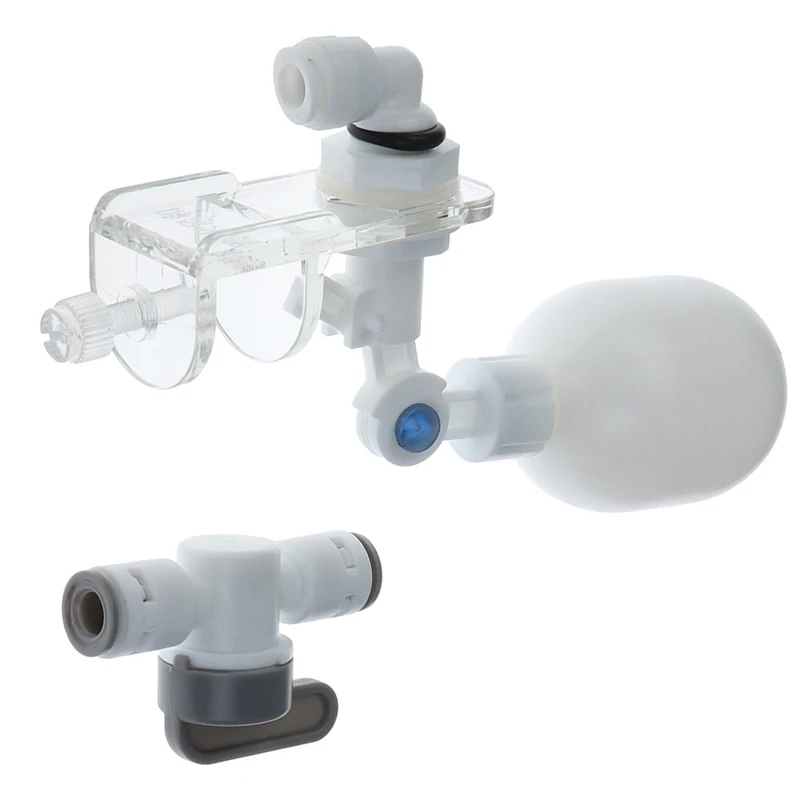 Fish Tank Float Ball Valve Type Auto Water Filler Level Controller Power Free Aquarium Changer Kit 1/4 Inch |