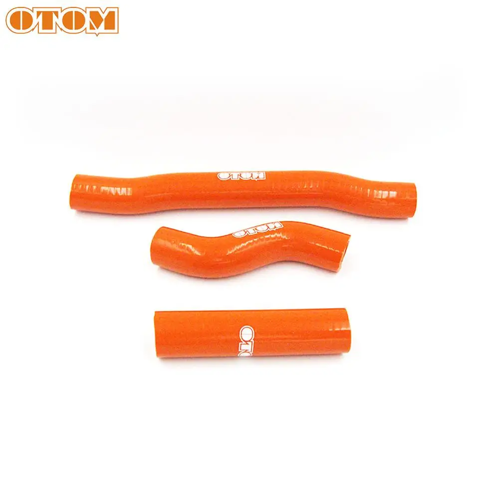 OTOM силиконовый шланг радиатора для KTM SX250 XC250 LY 001 XC300 HUSQVARNA TC250 TE250 TE300 TX300 ORANGE|Радиаторы и запчасти| |
