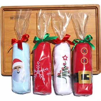 

10pcs Santa Claus 74x34cm Microfiber Absorbent Bath Towel Soft Shower Towel Soft Quick-drying Washcloth Christmas decoration