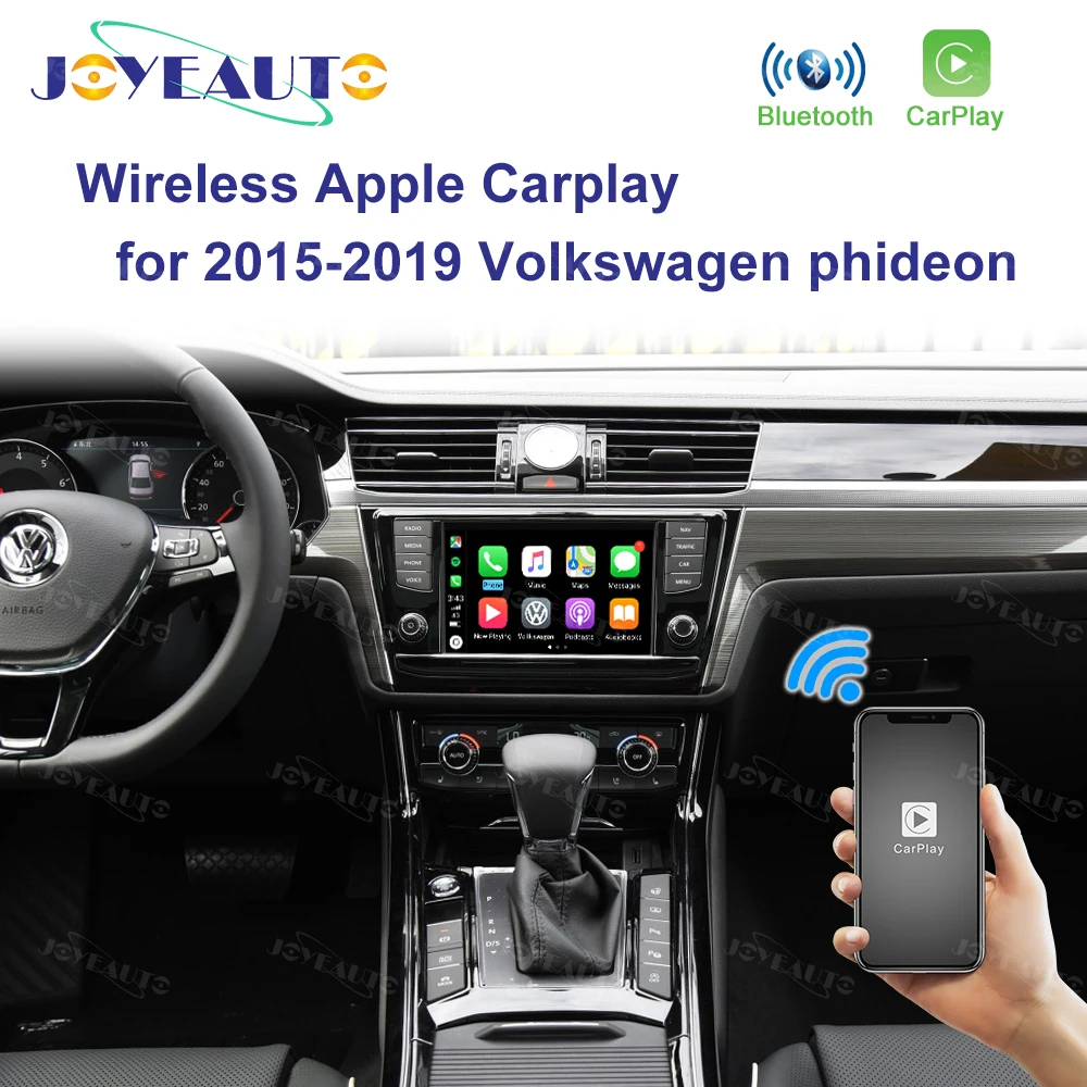 Joyeauto беспроводная Apple Carplay для Volkswagen phideon- обновленная Android авто зеркало Wifi Автомобильная игровая поддержка тыловая камера