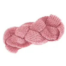 Повязка на голову женская модная повседневная однотонная плотная свободная теплая Высококачественная трикотажная спортивная повязка на голову головной убор