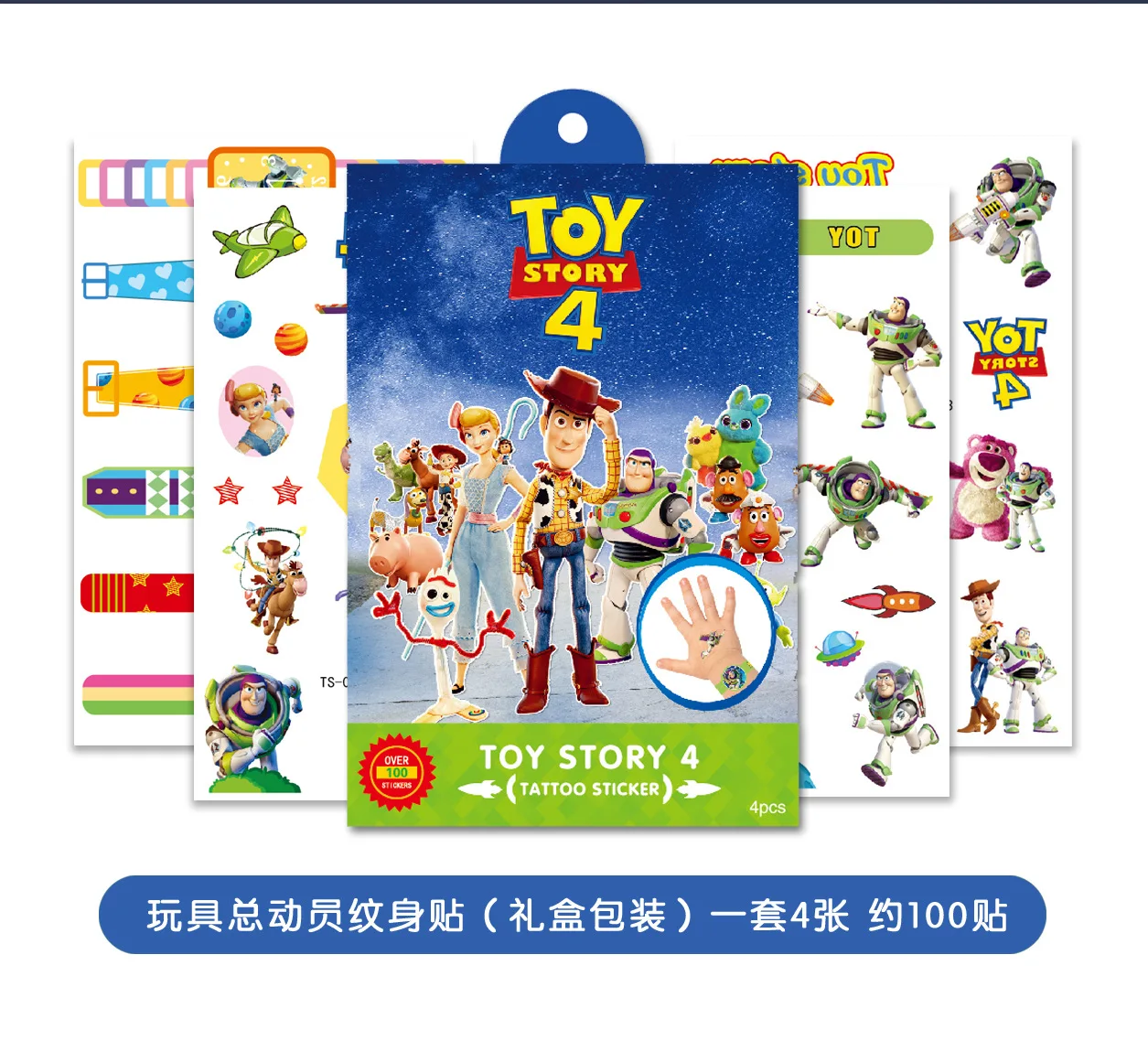 Disney Toy Story Woody Buzz детская временная татуировка боди арт флэш тату стикер s elsa anna