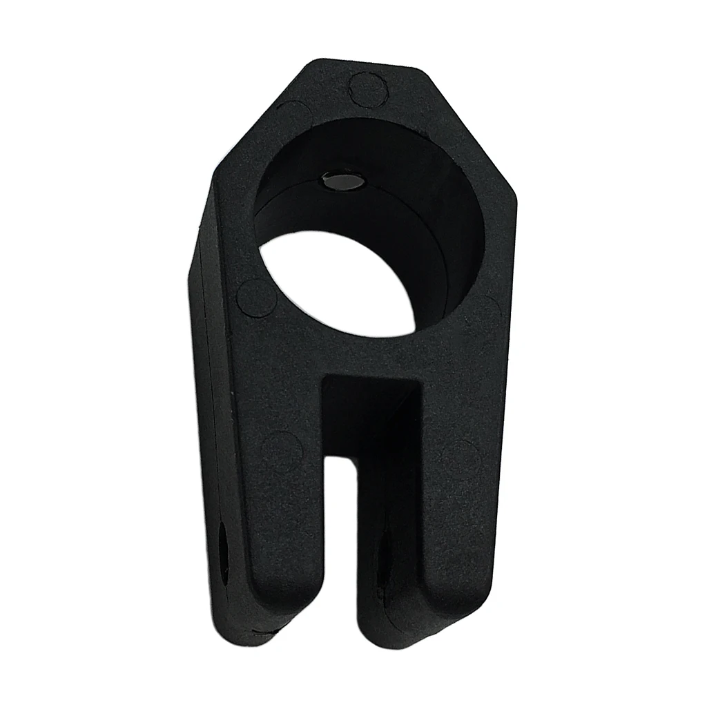 Boat Jaw Slide Hinged Frame Hinge Rail Mount Nylon with Bolt 1/4' Black