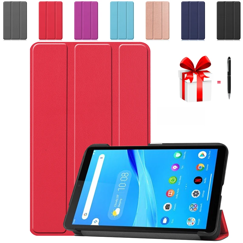 Для lenovo Tab M7 TB-7305i TB-7305x TB-7305F чехол из искусственной кожи для TB 7305i | Компьютеры и