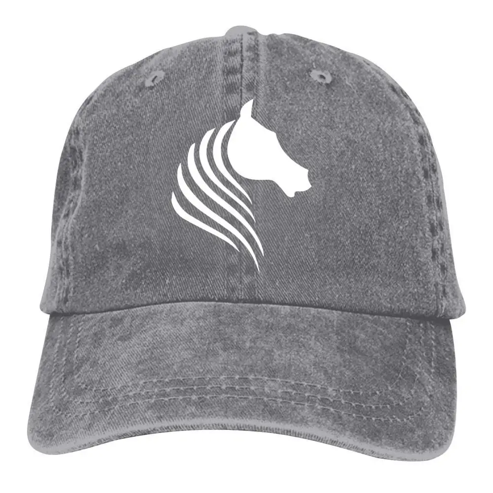 Лошадь унисекс бейсболки для взрослых винтажные джинсы Регулируемая джинсовая хлопковая шляпа