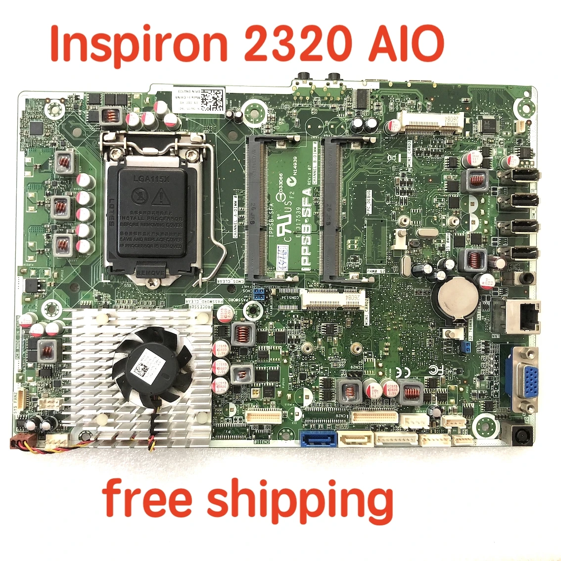 cheap motherboard for pc IPPSB-SFA For DELL Inspiron 2320 AIO Desktop Motherboard CN-0NV103 NV103 Mainboard 100%tested fully work best computer motherboard