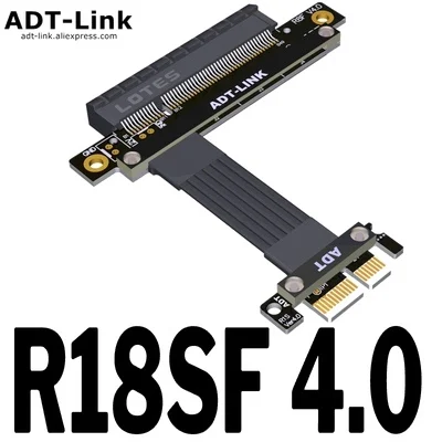 

ADT-Link PCI Express 4,0 X1 To X8 удлинитель cabcielep4.0 X1 To X8, 16G/bps (макс.)