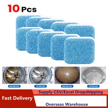 Nettoyant pour Machine à laver, 1/5/10 pièces, utile, détartreur, nettoyage en profondeur, déodorant, fournitures de lessive multifonctions durables