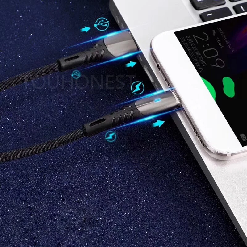 1 м QC 3,0 USB кабель для быстрой зарядки 3 А кабель type C Micro Android USB кабель для быстрой зарядки светильник для iPhone Xiaomi huawei Phone