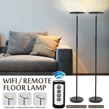 

LED Floor Lamp Dimmable Color Changing Remote Control Wifi Adjustable Uplight LED Strip Light Floor Lighting for Living Room 20W