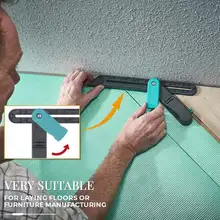 Règle d'angle réglable pour le travail du bois, outil de mesure d'angle de verrouillage, amélioration de l'habitat, cadeau parfait, livraison directe