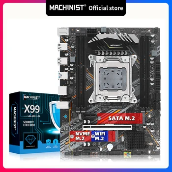 Machinist-placa base X99 LGA 2011-3 DDR3, Memoria ECC/NON-ECC, cuatro canales, procesador Intel Xeon E5 V3 y V4 SATA/NVME M.2 x99-G7
