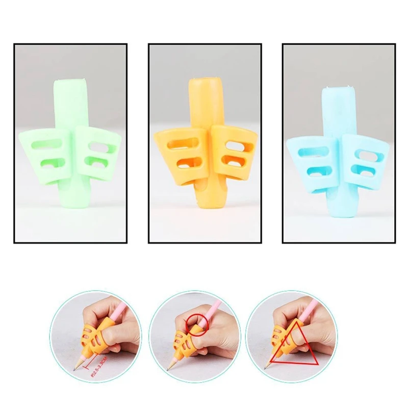 Креативный детский пенал инструменты мягкий клей эргономичные осанки инструменты коррекции насадка на карандаш ручка для письма