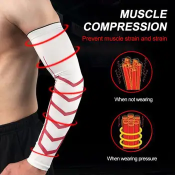 

Sport Sunscreen Cycling Arm Sleeve Breathable Quick Dry Armwarmers Lycra UV Protection Running Camping Golf Arm Covers