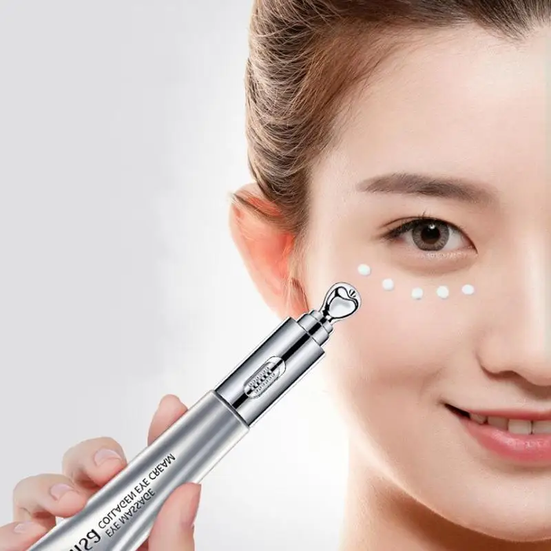 

Electric Massager Eye Cream Collagen Anti Wrinkle Cream Under Eye Dark Circle Remover Anti Aging Skin Care Machine Eye Serum
