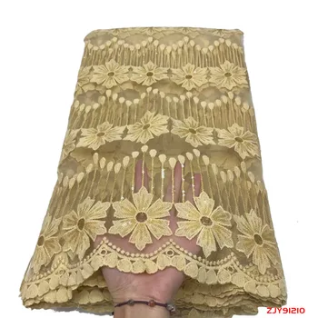 

Beautiful cord lace fabrics embroidery net lace soft tulle mesh lace for wedding dress f191210
