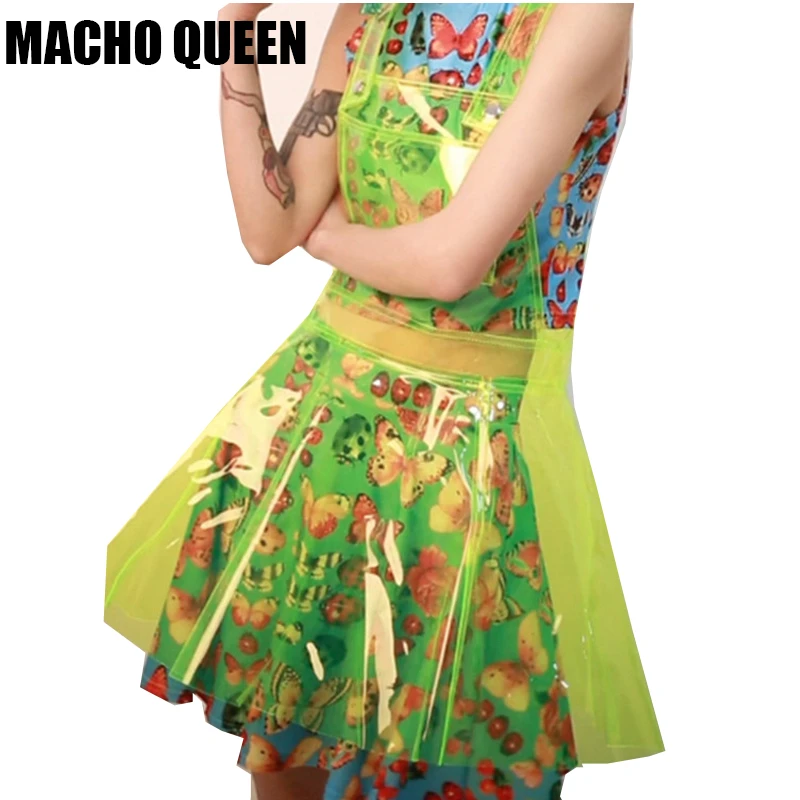 holographic overall dress