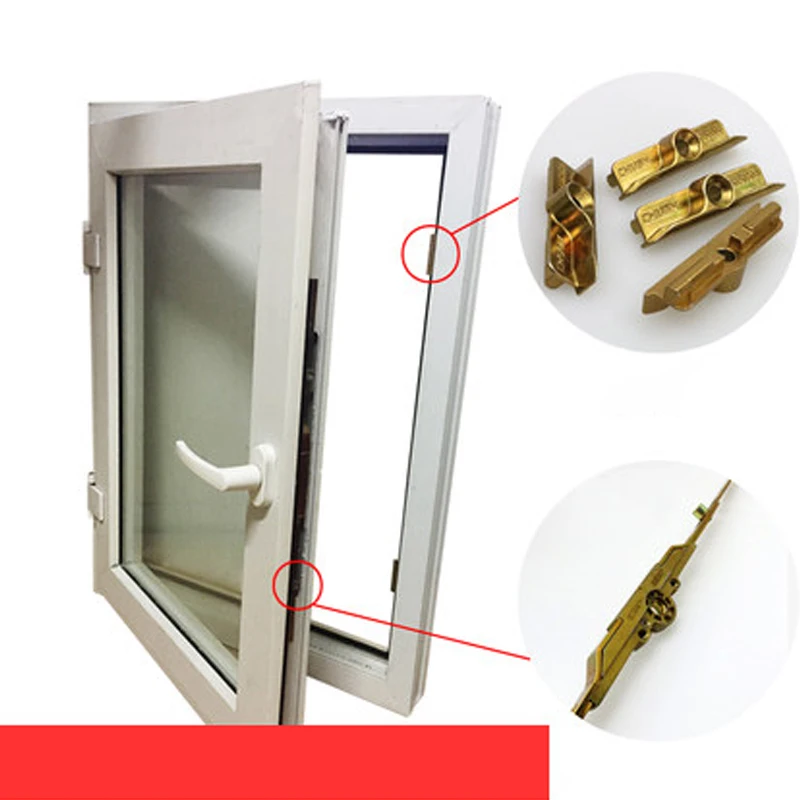 Durable Zinc Alloy White Espagnolette Window Handle UPVC Casement Window Handles Replacement Hardware Door Handles