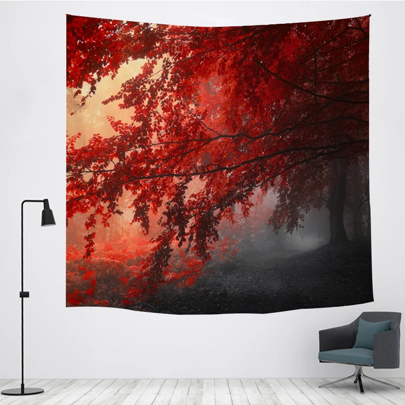 Лес и звезды стены Ttapestry висячие украшения богемный пляжный коврик дом Декор общежития МАНДАЛА ГОБЕЛЕН колдовство хиппи - Цвет: 10