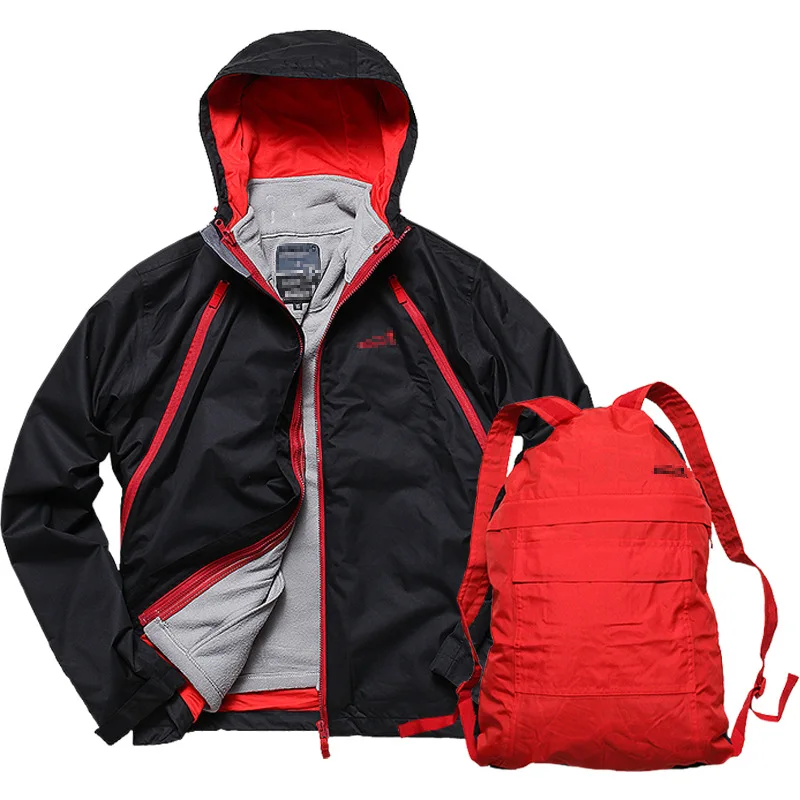

Outdoor Three-in-One Raincoat Jacket Windproof Anti-Spillage Multi-functional Tactical Jacket Soft Cover