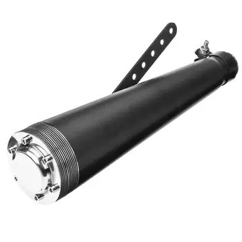 

38-45mm CNC Retro Matte Black Motorbike Motorcycle Muffler Exhaust Pipe with 3 Adapters For Harley Sportster 2014 2015 2016 2017