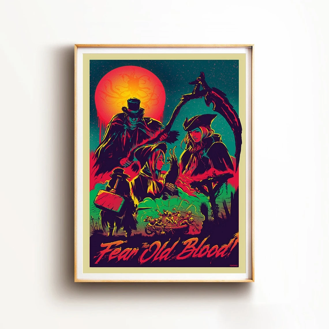 Poster Del Gioco Bloodborne, Gehrman Il Primo Poster Del Cacciatore, Poster Artistico Per Videogiochi, Poster Di Gioco