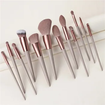 

12Pcs Makeup Brushes Set For Foundation Blush Eyeshadow Concealer Powder Lip Make Up Cosmetics Brush Makeup Pen T12095