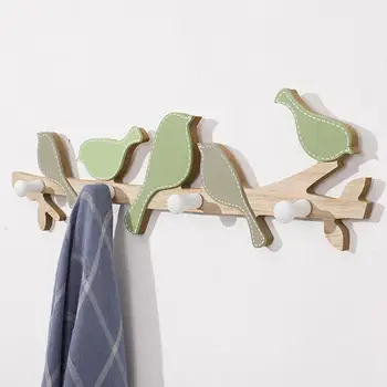 

Wall Decorations Home Accessories Living Room Hanger Resin Bird hanger key kitchen Coat Clothes Towel Hooks Hat Handbag Holder