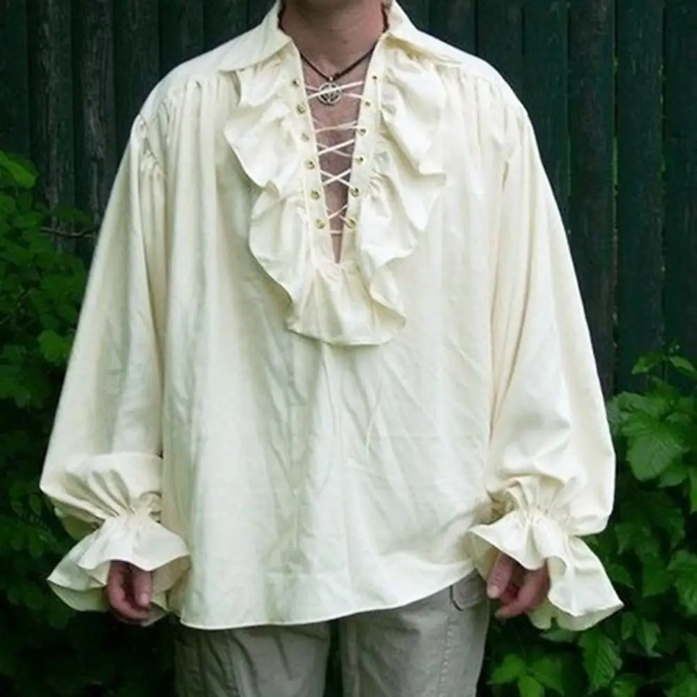 linen pirate shirt