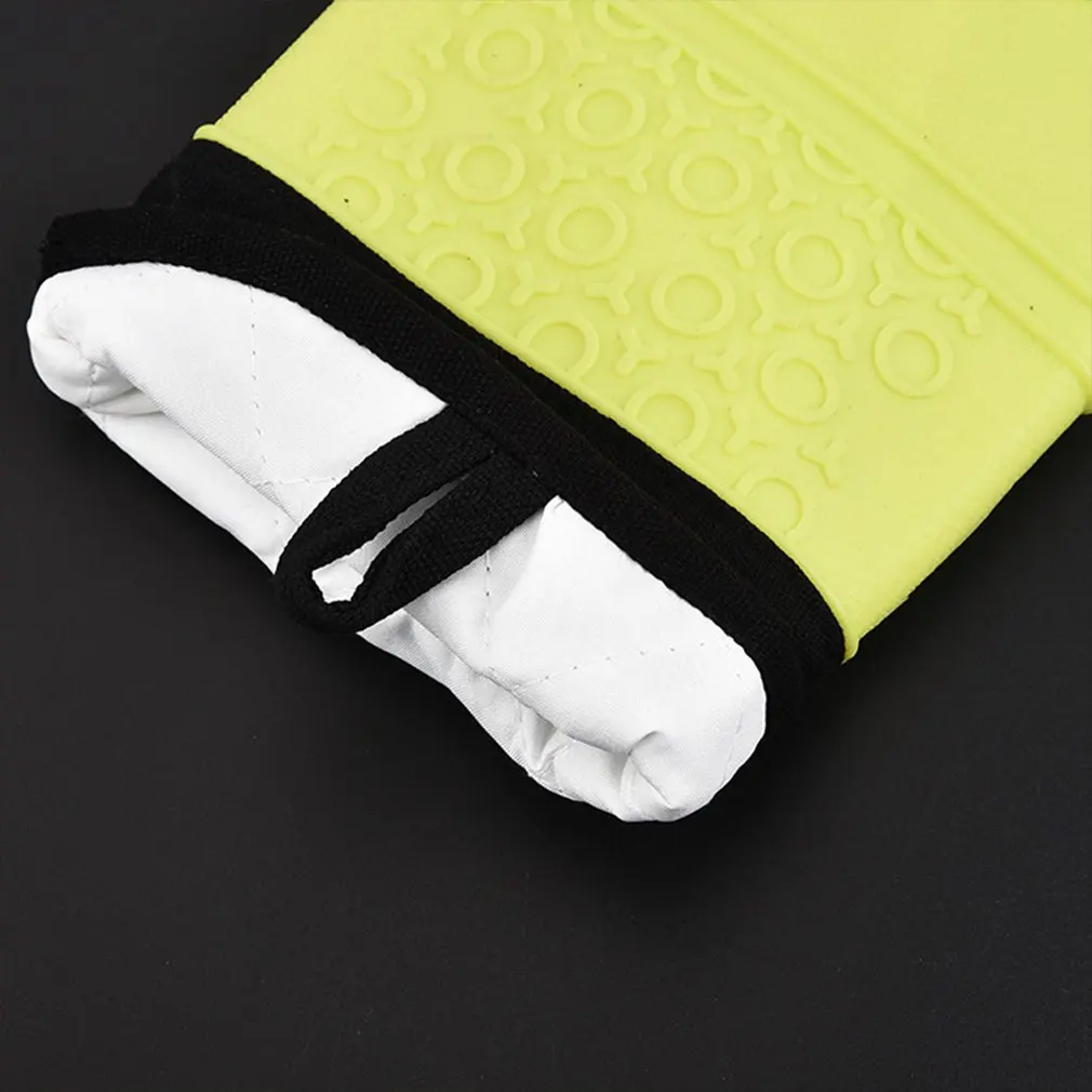 High Temperature Heat Resistant Home Kitchen Barbecue Oven Gloves Soft Silicone Cooking Baking BBQ Grill Gloves