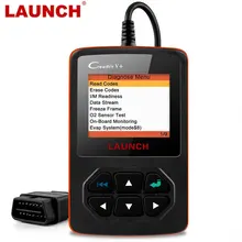 Leitor automotivo do código da falha do varredor do creader v + obd2 do lançamento com multi-língua obd 2 varredor do automóvel da ferramenta diagnóstica do carro