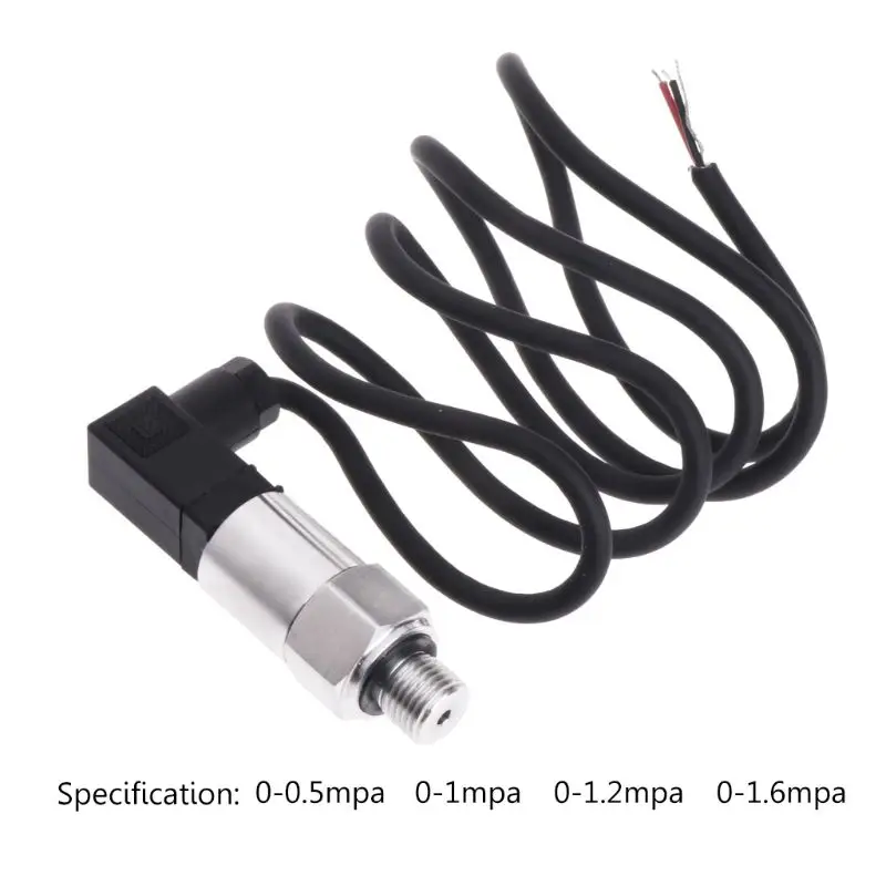 

G1/4 Pressure Transmitter Transducer for Water Gas Oil 4-20mA Output 0-1.6MPA Pressure Range