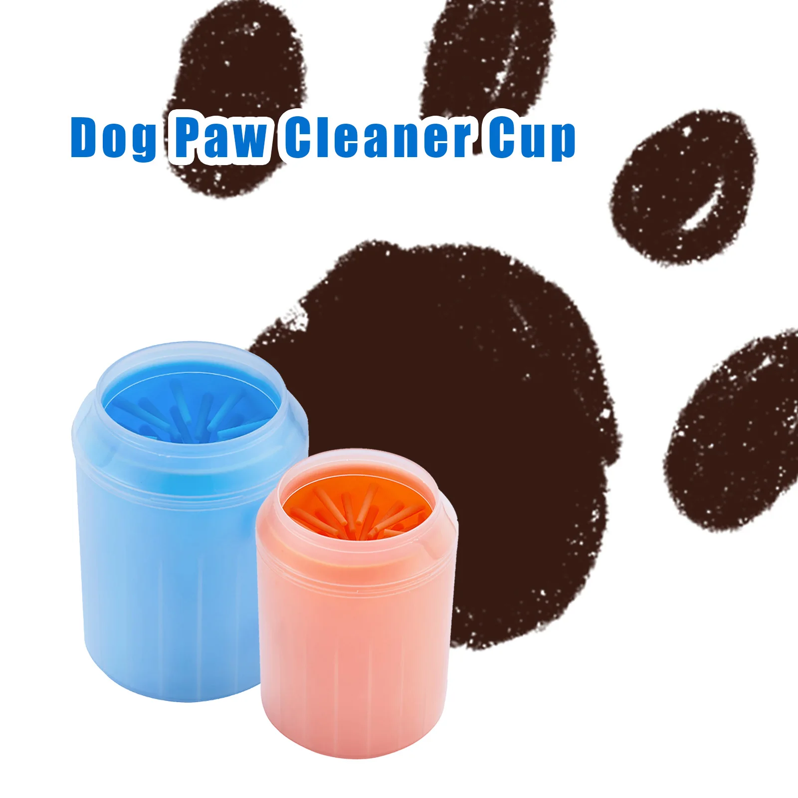 Pet Dog Paw Cleaner Cup Soft Silicone Brush Foot Cleaning Cup Massage