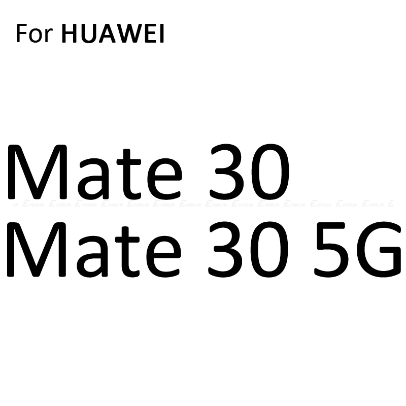 For Mate 30 5D изогнутое закаленное стекло для HuaWei mate 30 RS View 20X5G Honor P20 P30 Pro Lite Полное покрытие Защитная пленка для экрана - Цвет: For Mate 30