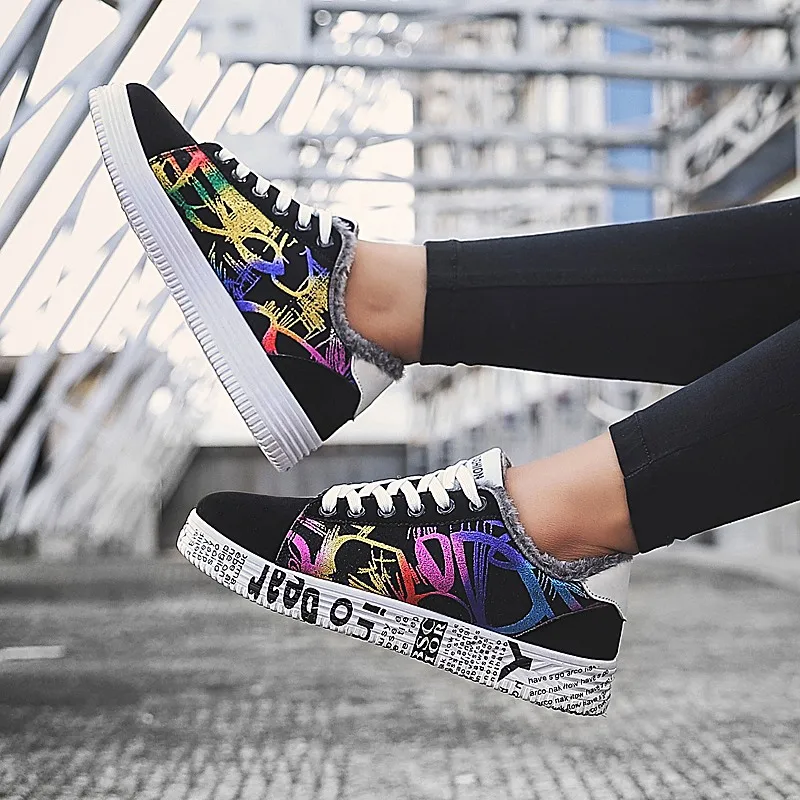 

breathable classic skate shoes 2019 new outdoor wear casual shoes flat shoes Cotton shoes sneaker men