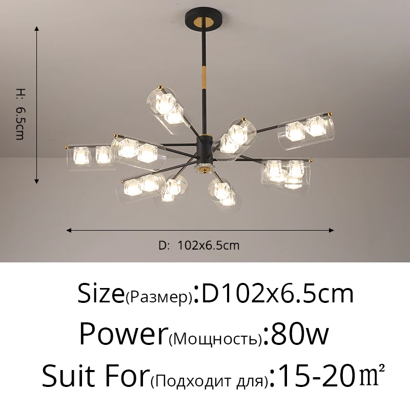 modern crystal chandelier Bedroom chandelier creative home lamps simple modern living room LED ceiling lamp indoor lighting ceiling lamp led chandelier Chandeliers